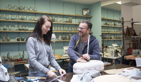 Het atelier van Zaal Leatherwear