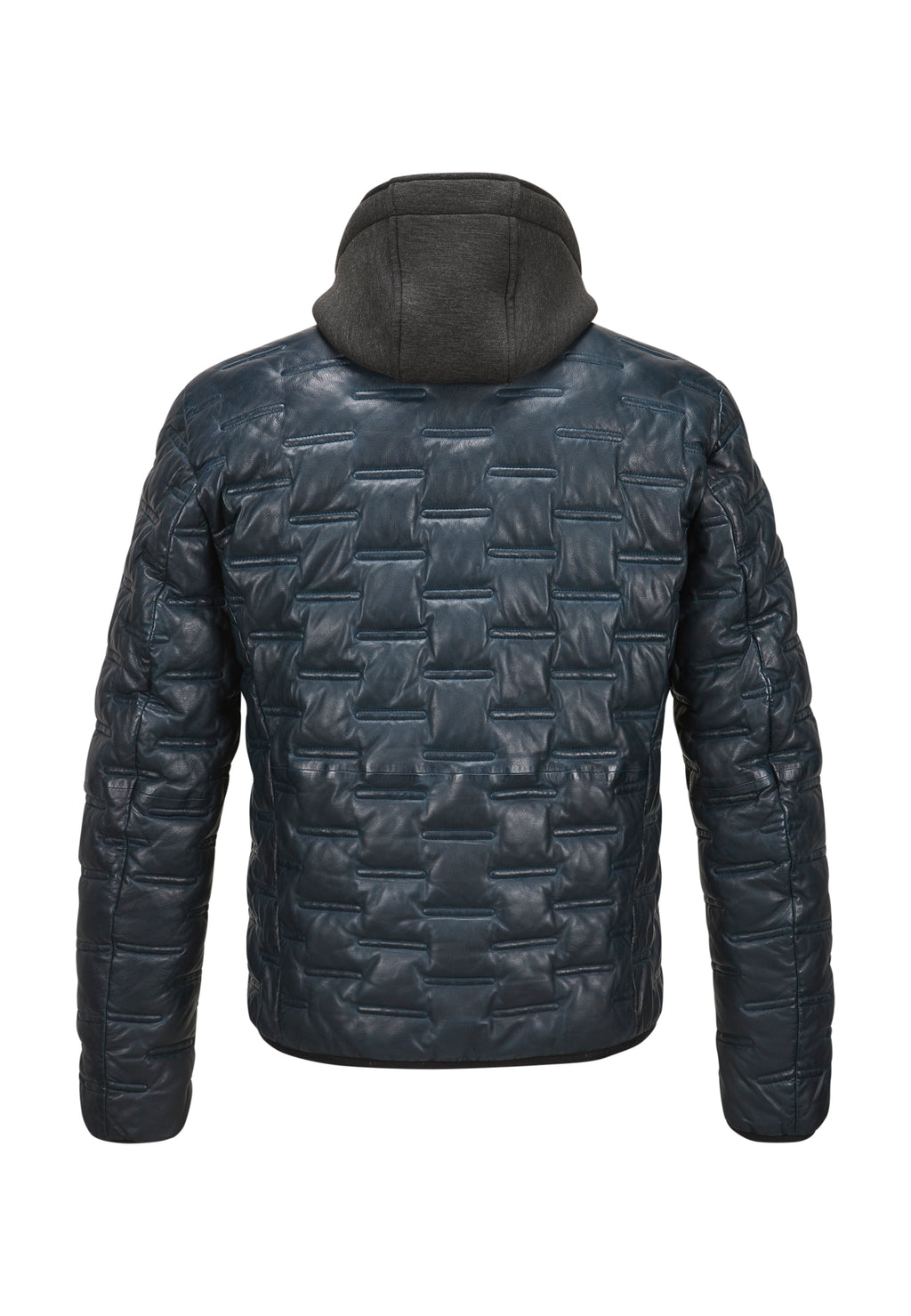 Milestone Alonso Dark Navy leren jack heren