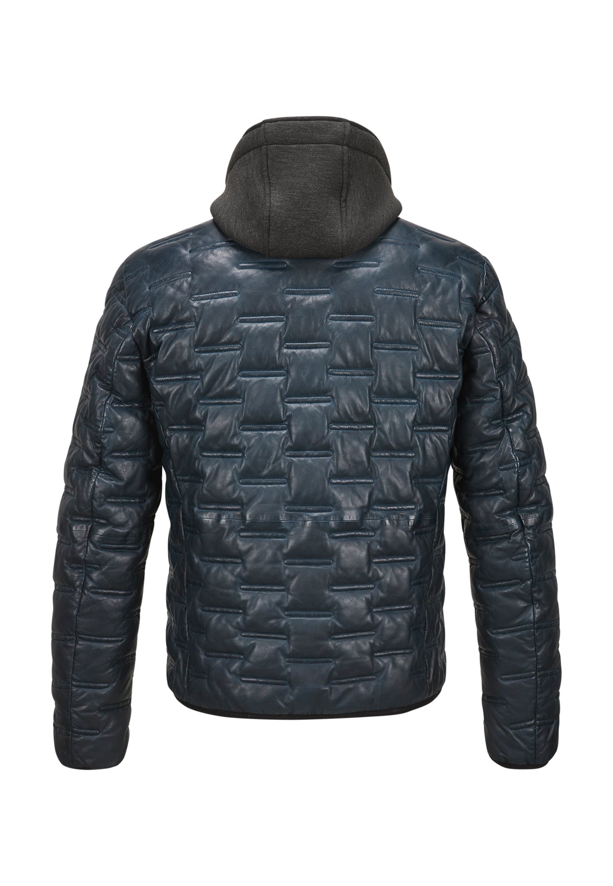 Milestone Alonso Dark Navy leren jack heren
