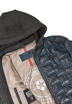 Milestone Alonso Dark Navy leren jack heren