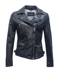 Oakwood Video Leren Bikerjack Dames Zwart - foto 1