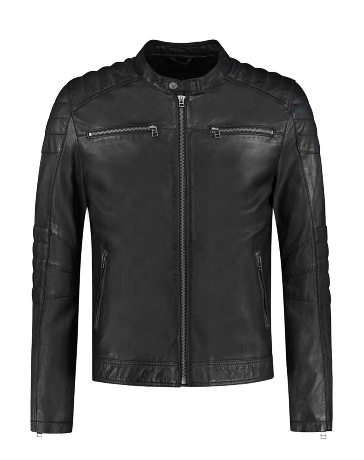 Goosecraft Leren Jack Heren Zwart - foto 1