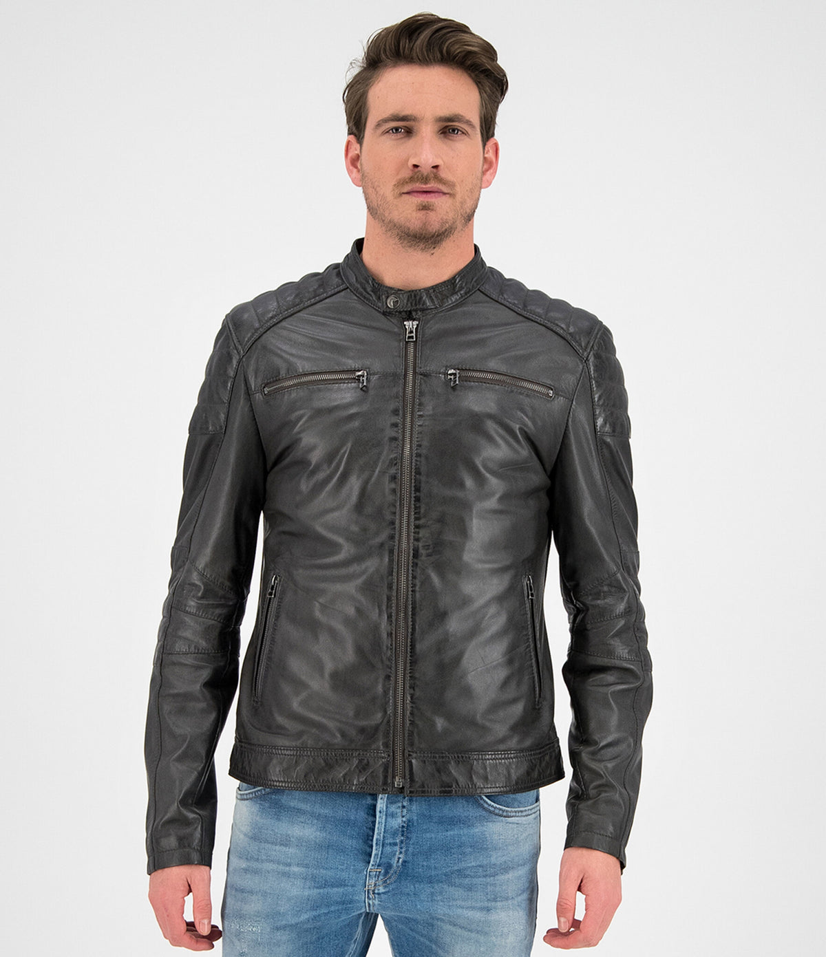 Goosecraft Leren Jack Heren Zwart - foto 9