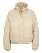 Goosecraft Charlie Leren Pufferjas Dames Ivoor - foto 1
