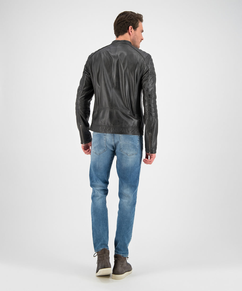 Goosecraft Leren Jack Heren Zwart - foto 10