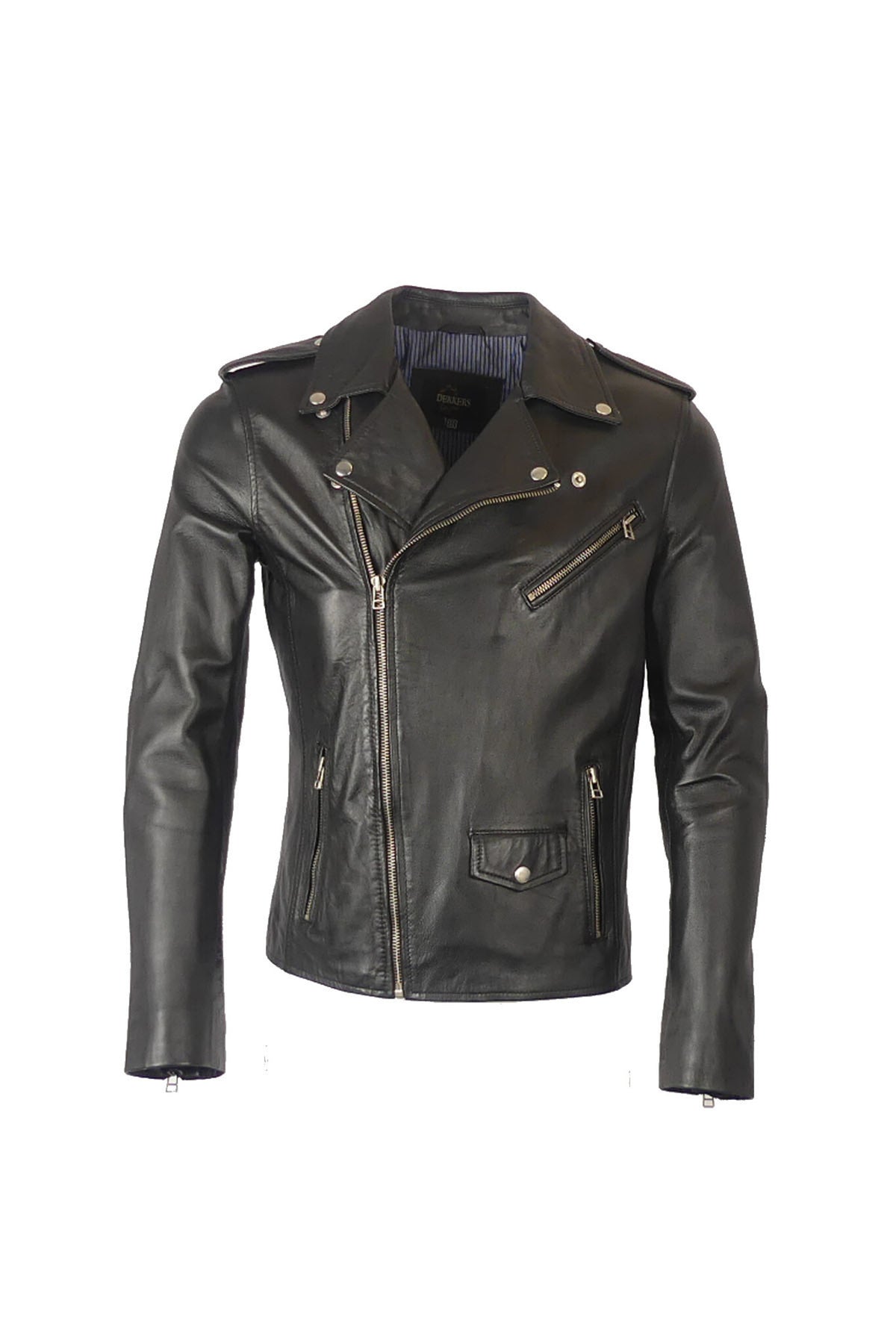 Dekkers Perfecto Leren Jack Heren Zwart - foto 1