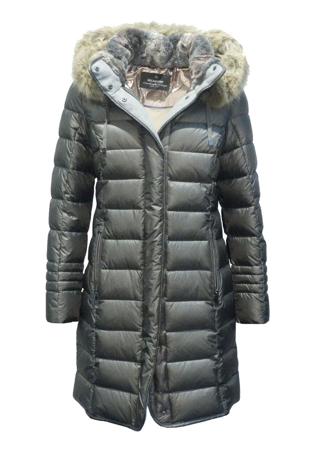 Milestone Rayna Mantel Dames Khaki - foto 1