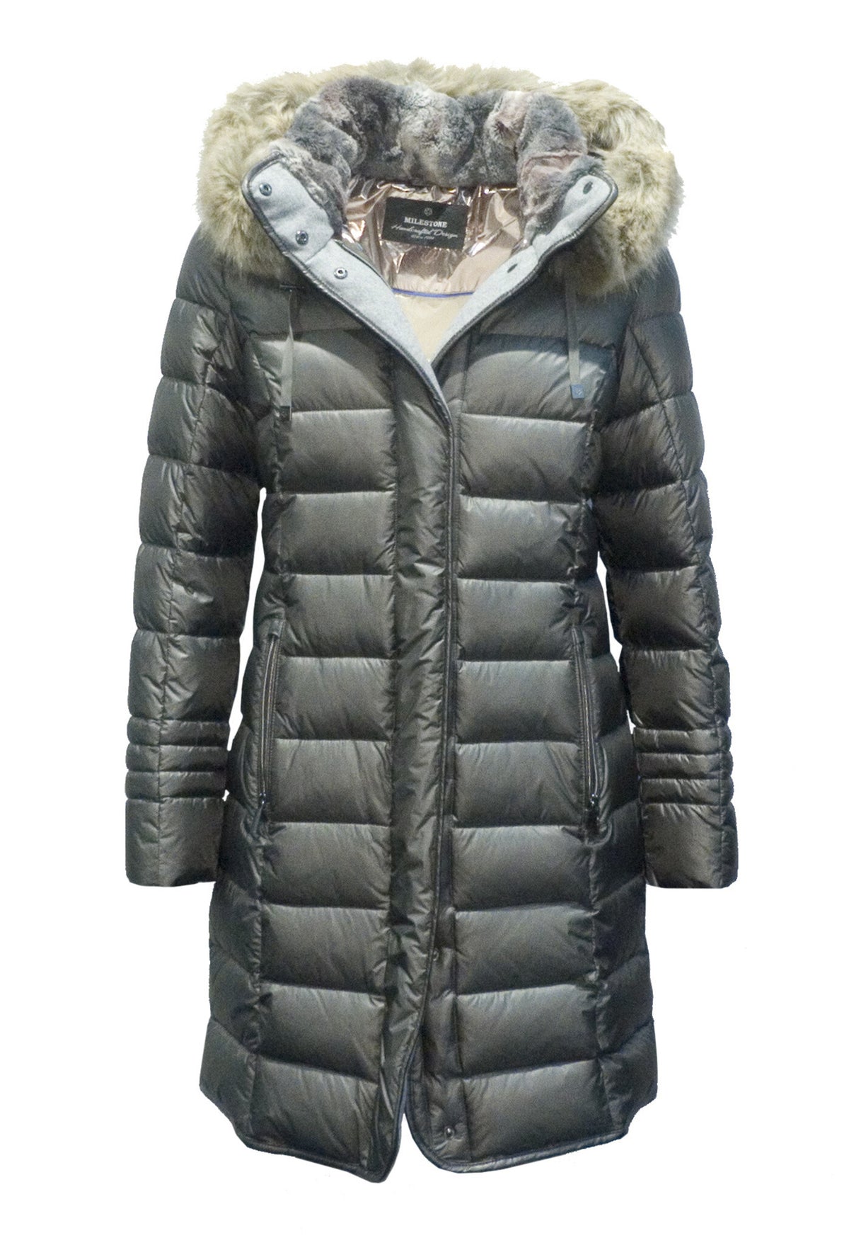 Milestone Rayna Mantel Dames Khaki - foto 1