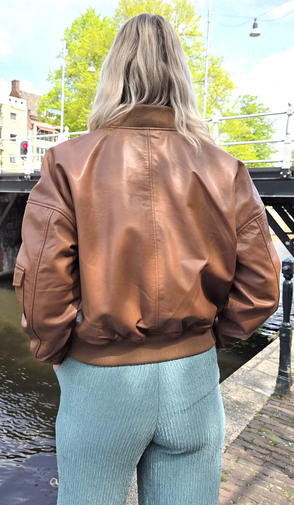 Levinsky Ibiz Leren Lumberjack Dames Donker Tan - foto 2