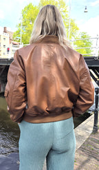 Levinsky Ibiz Leren Lumberjack Dames Donker Tan - foto 2
