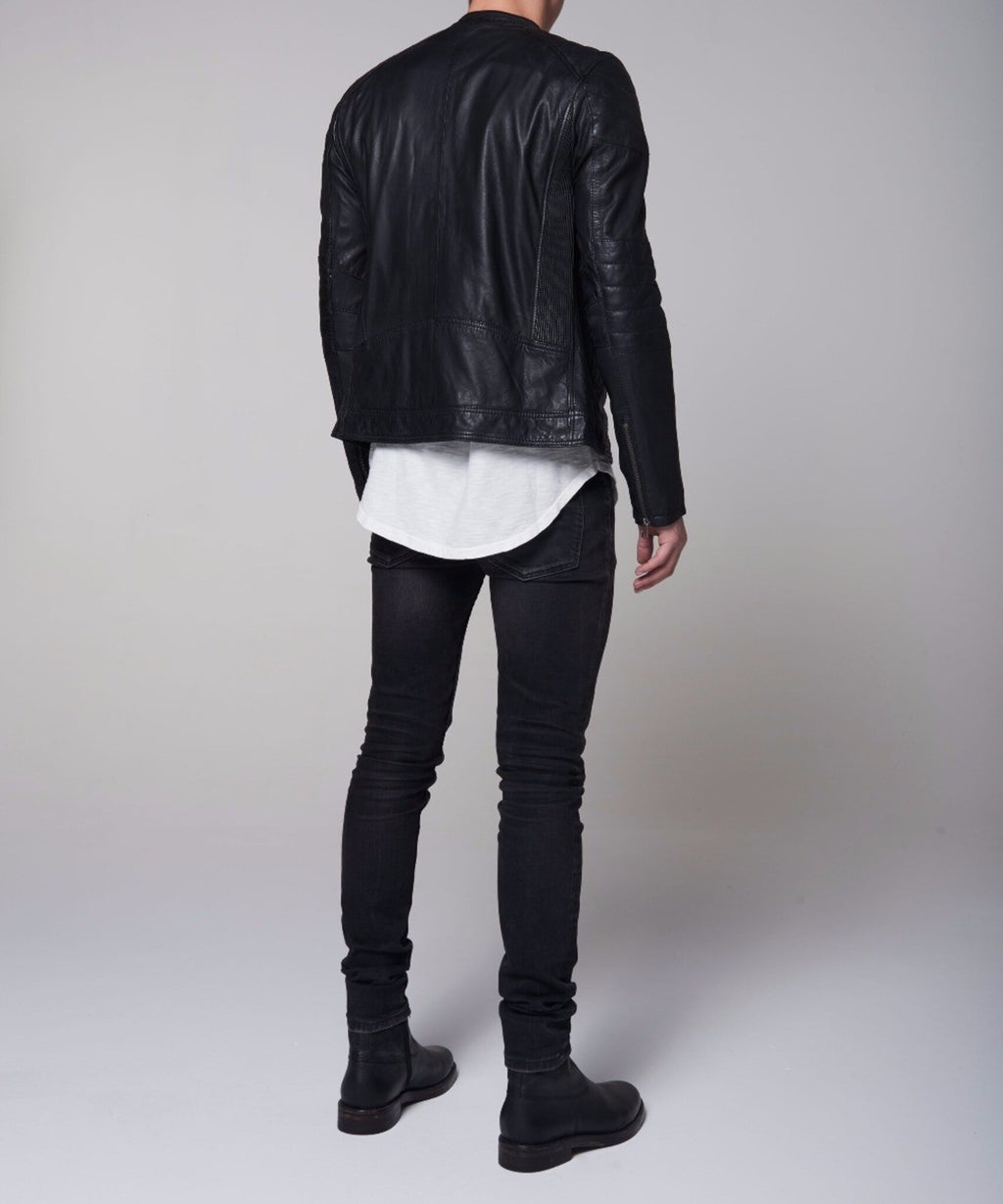Goosecraft Leren Jack Heren Zwart - foto 3