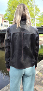 Levinsky Marilyn Monroe Rub Off Leren Jack Dames Zwart - foto 2
