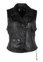 Gipsy 2.0 Lovy Leren Bikerjack Dames Zwart - foto 1