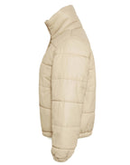 Goosecraft Charlie Leren Pufferjas Dames Ivoor - foto 2
