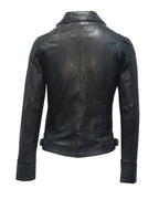 Oakwood Video Leren Bikerjack Dames Zwart - foto 3