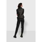 Oakwood Video Leren Bikerjack Dames Zwart - foto 5