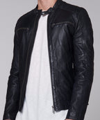 Goosecraft Leren Jack Heren Zwart - foto 2