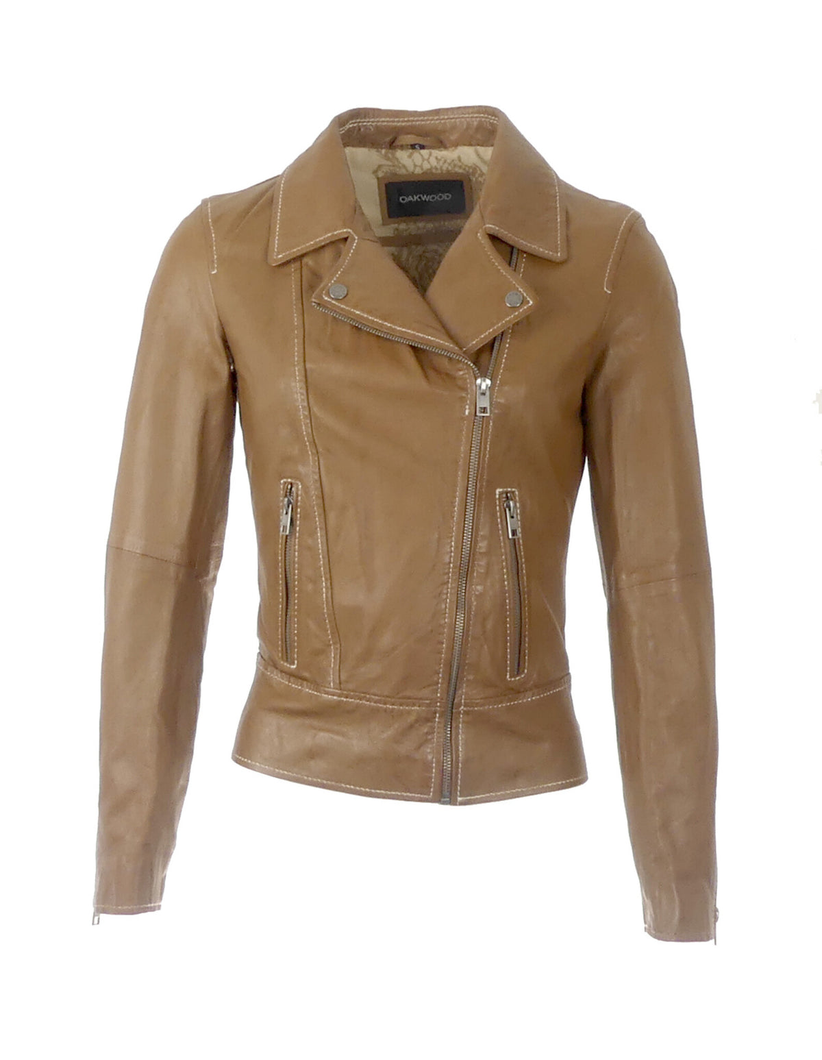 Oakwood Adele 63589 Leren Jack Dames Cognac - foto 1