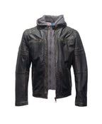 Zenon-4 Black-Beige leren jack